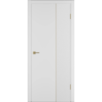 Linea DR2 ДГ Белая эмаль Молдинг Золото