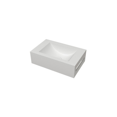 Zenon Коллекция Dione Умывальник подвесной из Solid Surfase 50*31 см