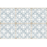 Nanda Tiles Коллекция GRAFTON Capel Blue Satin 20*20 см
