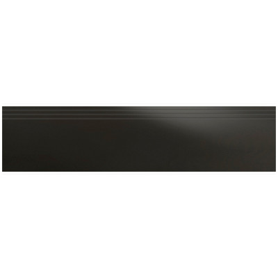 Керамика будущего DECOR  Декор Ступень Декор PLR Неро 120x30 см