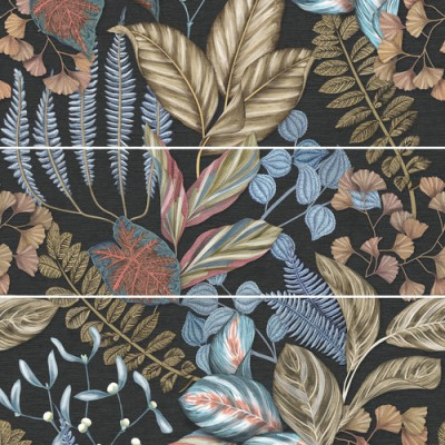 Ape Grupo Коллекция SILK Mat Декор Biba DEF Graphit Set(3) 40*120 см (K81)