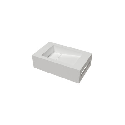 Zenon Коллекция Umbriel Умывальник подвесной из Solid Surfase 50*31 см Zenon Коллекция Umbriel Умывальник подвесной из Solid Surfase 50*31 см