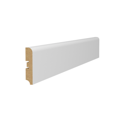 Плинтус Baquette/Квалитет 16*80*2050 ПРЯМОЙ Белый матовый