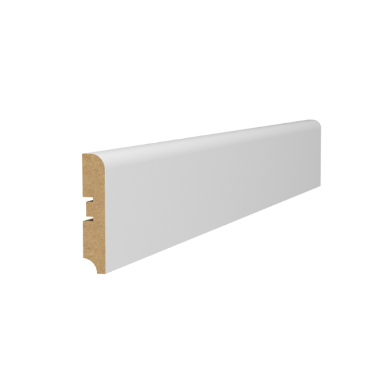 Плинтус Baquette/Квалитет 16*80*2050 ПРЯМОЙ Белый матовый