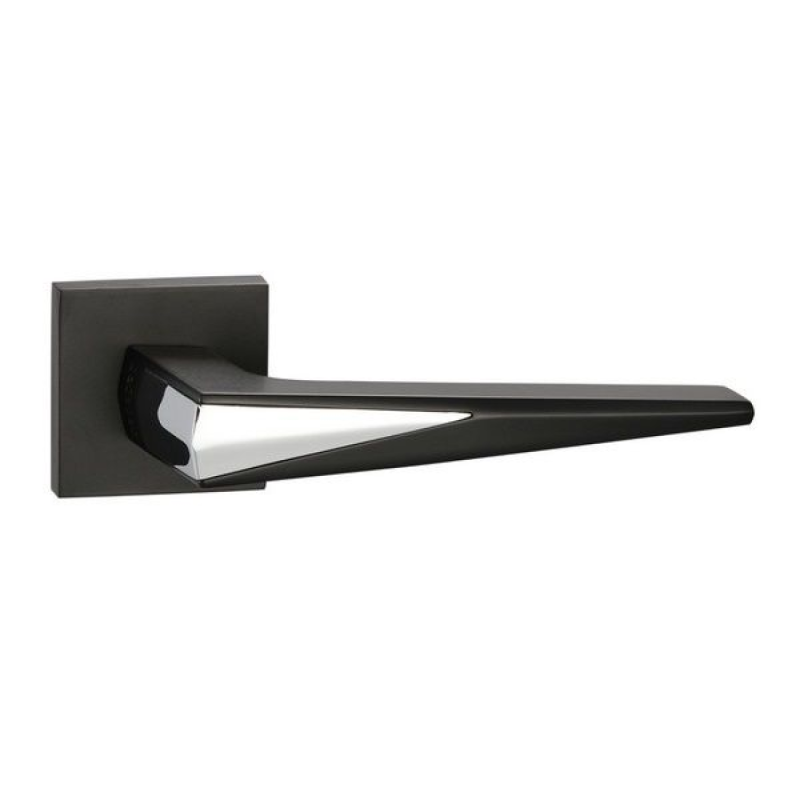 Ручка Sila 095- 15E квадрат BLACK/CP ZAMAK ORO-ORO
