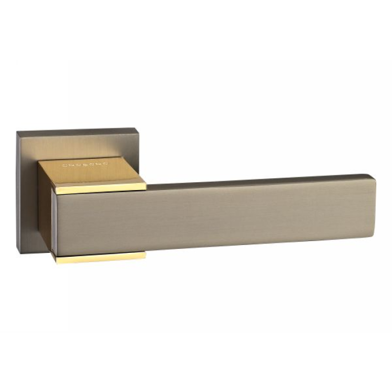 Ручка Tecno 042- 15E квадрат TITANIUM/GP ZAMAK ORO-ORO
