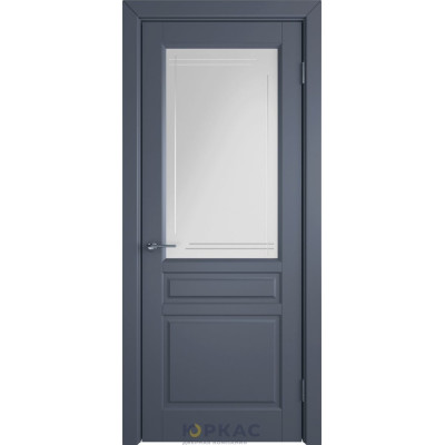 К2 COLORIT ДО матовое с фрезеровкой полосы Графит эмаль